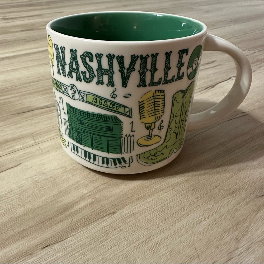 Starbucks BEEN THERE SERIES Collection NASHVILLE 14 oz Coffee Ceramic Mug